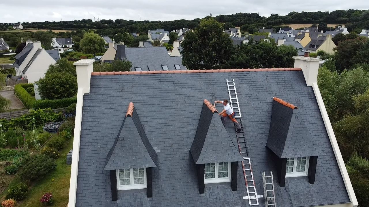 Chantiers de couverture réalisés par RD Renovation à Brest et dans le Finistère