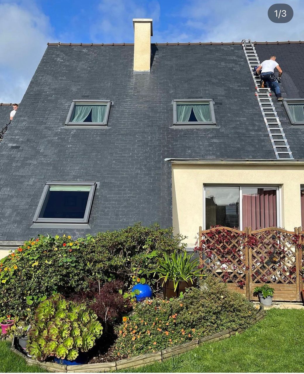 Chantiers de couverture réalisés par RD Renovation à Brest et dans le Finistère